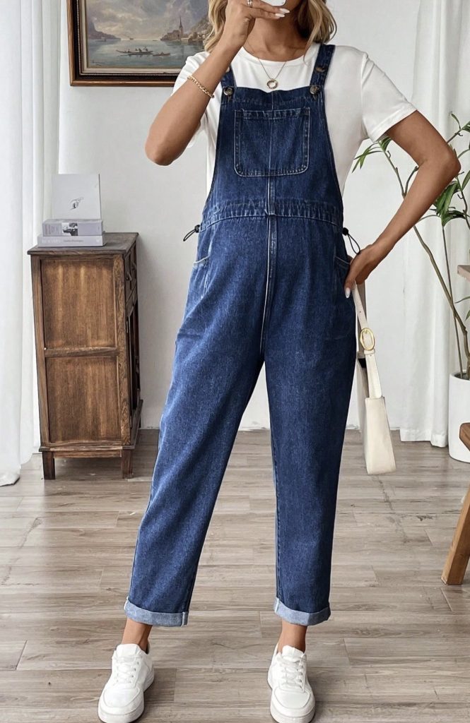 Drawstring Denim Joggers