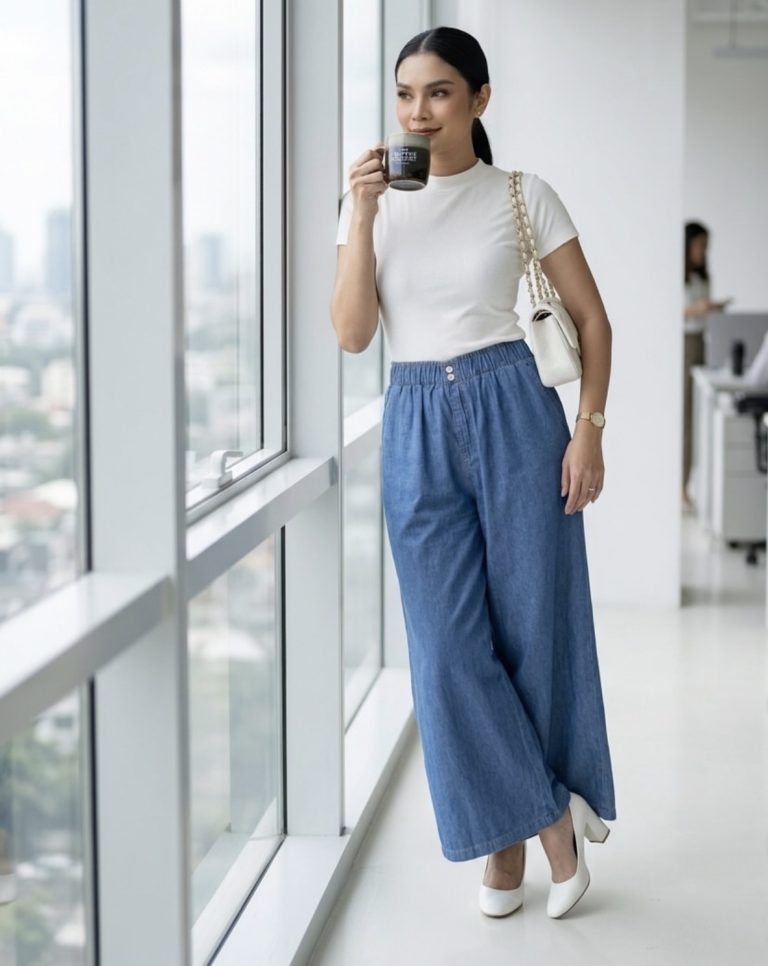 5 Chic Postpartum Drawstring Jeans New Moms Will Like