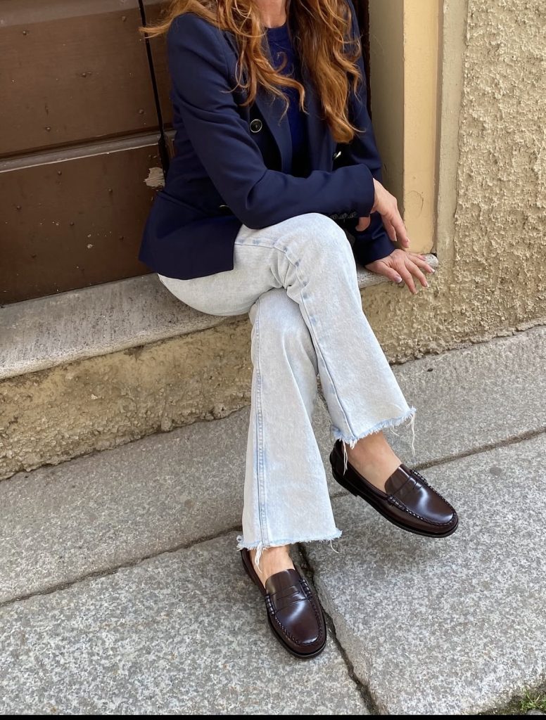 Comfortable leather loafers