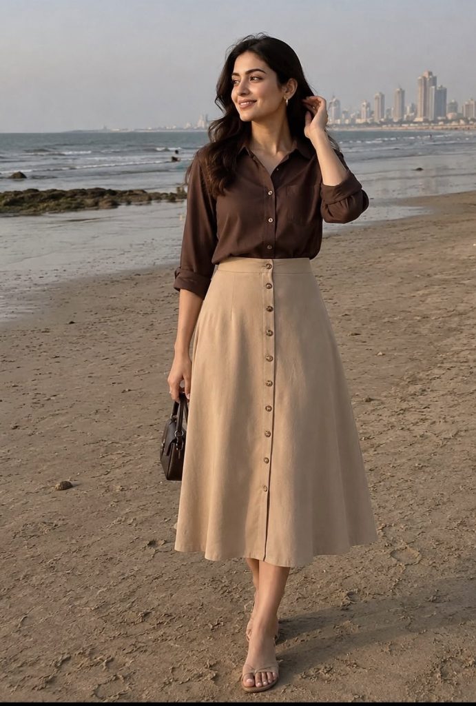 A-line skirt