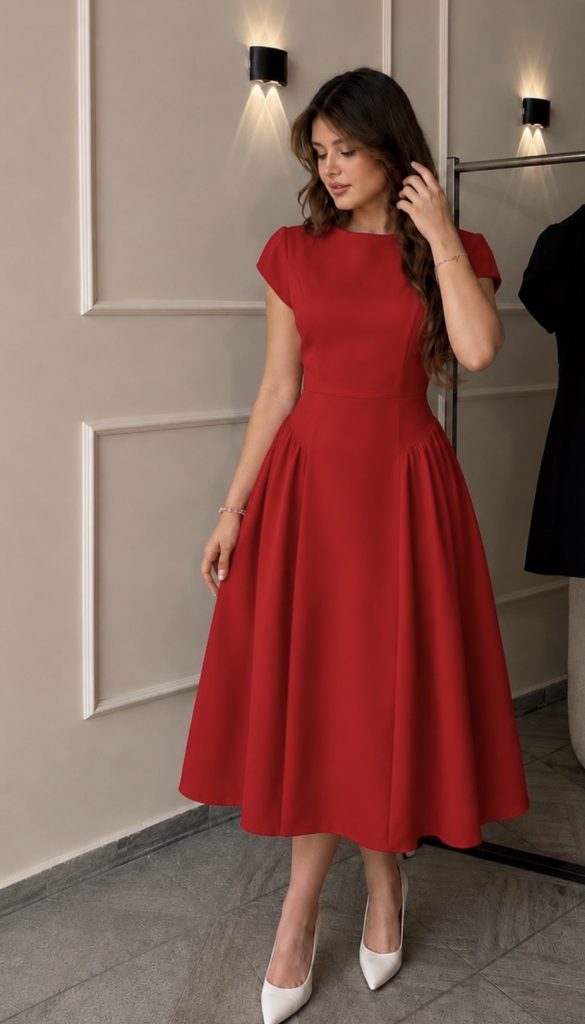 Fit and flare dress
