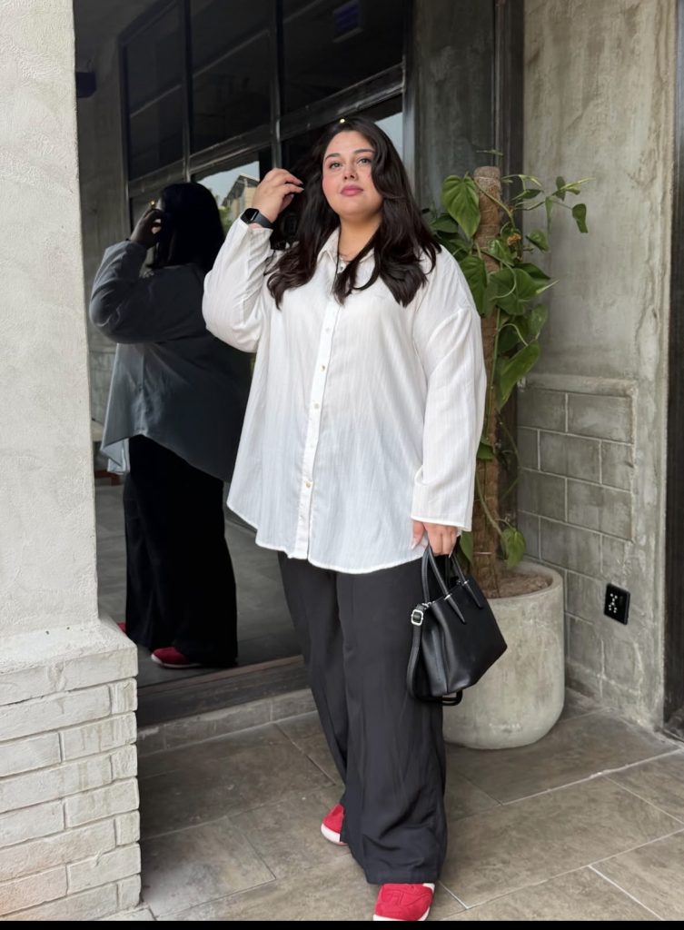 Oversized button down shirt