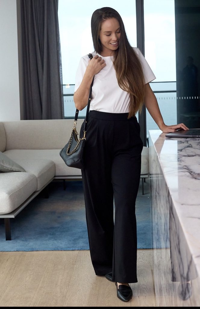 Wide Leg Trousers and a Statement Top