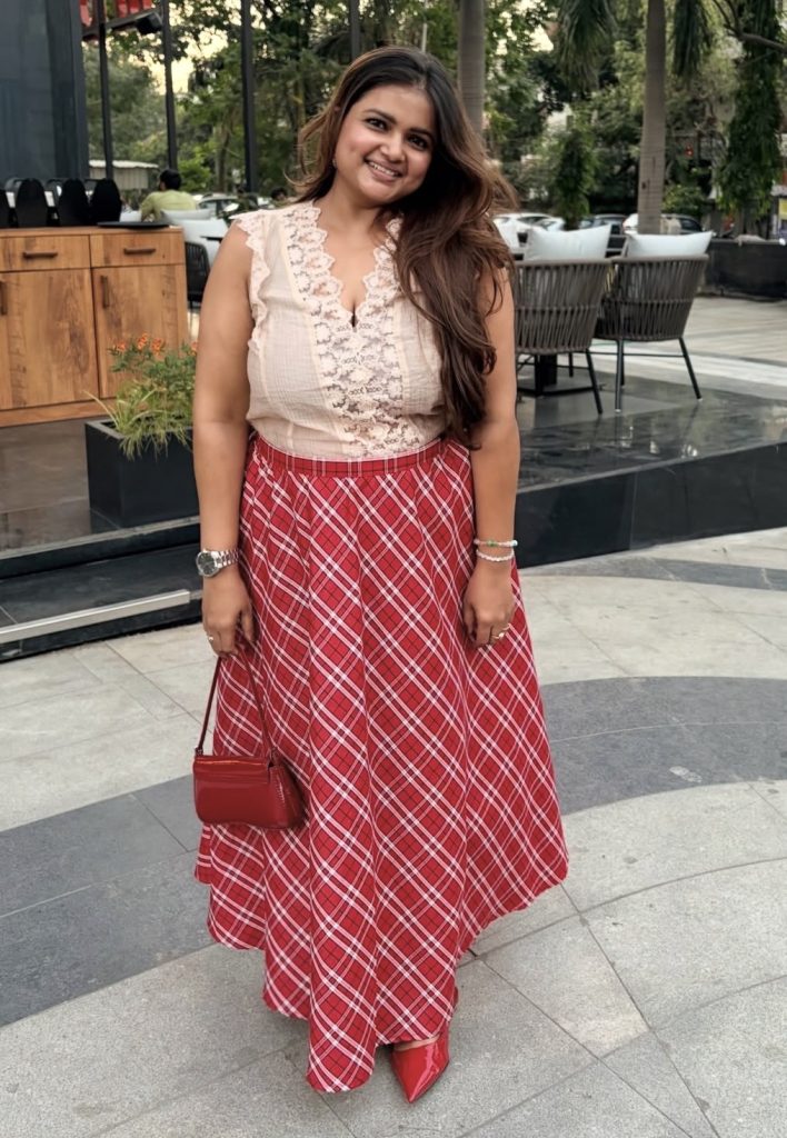 Midi skirt with top