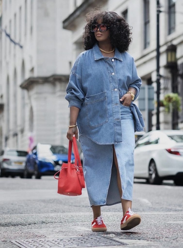 Denim on Denim outfit