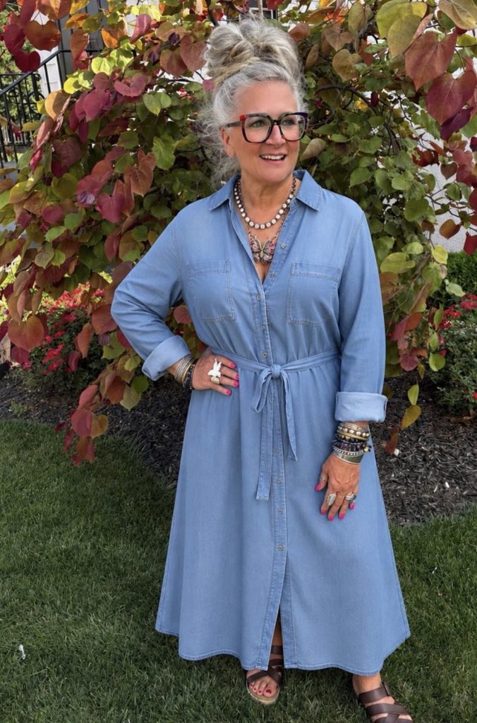 Denim Maxi Dress