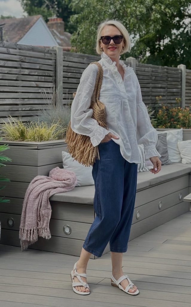 Classic White Button-Down Shirt