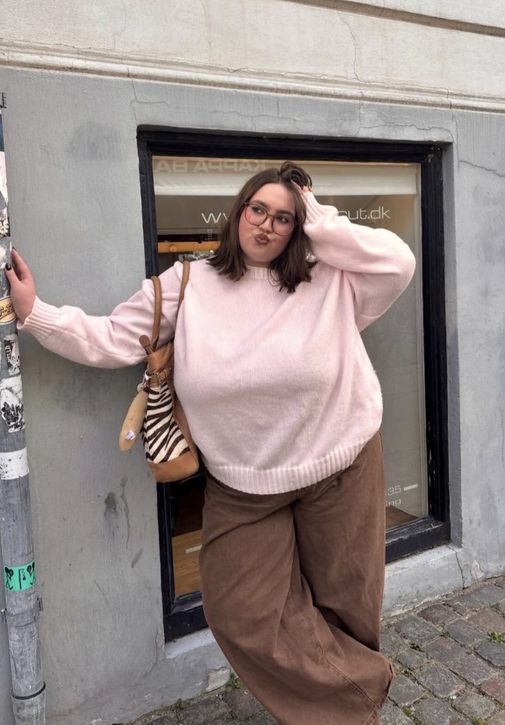 Wide Leg Pants With a Cozy Sweater