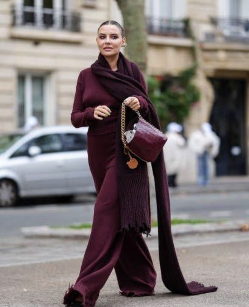 Rich Burgundy Monochrome